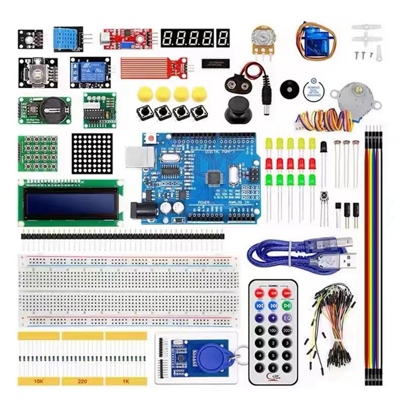 Learn Diy Electronics - 스테퍼 모터 학습 세트가 포함된 Arduino