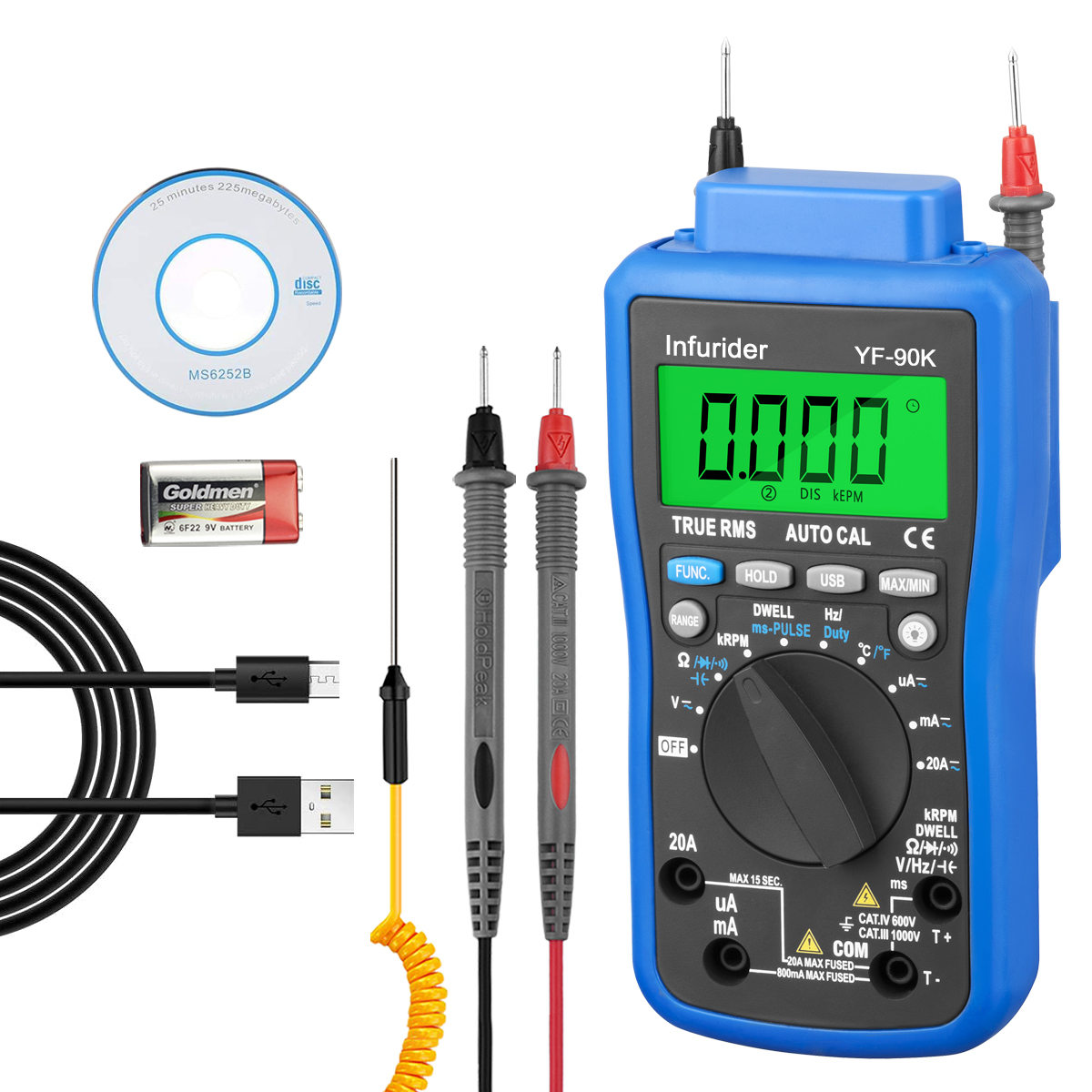 Logic Analyzer Usb - HoldPeak HP-90K 엔진 분석기 테스터 USB