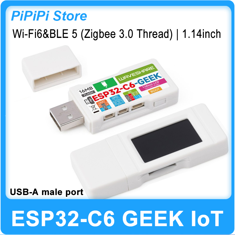 Diy With Electronics - ESP32-C6 GEEK 개발 보드 1.14인치 LCD