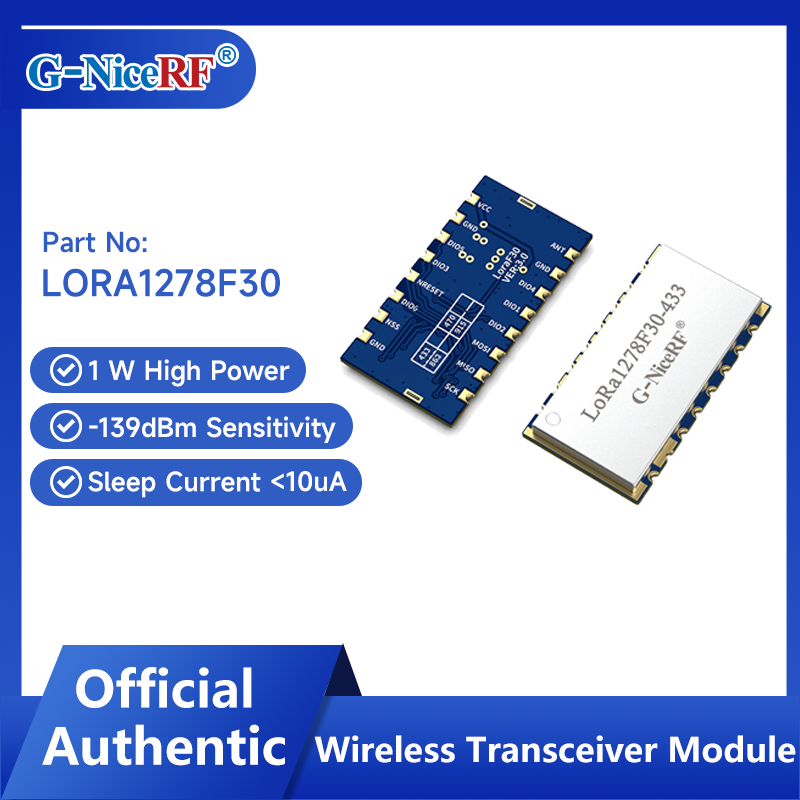 Rf 433Mhz Module - G-NiceRF | 2PCS LoRa1278F30 1W 고전력