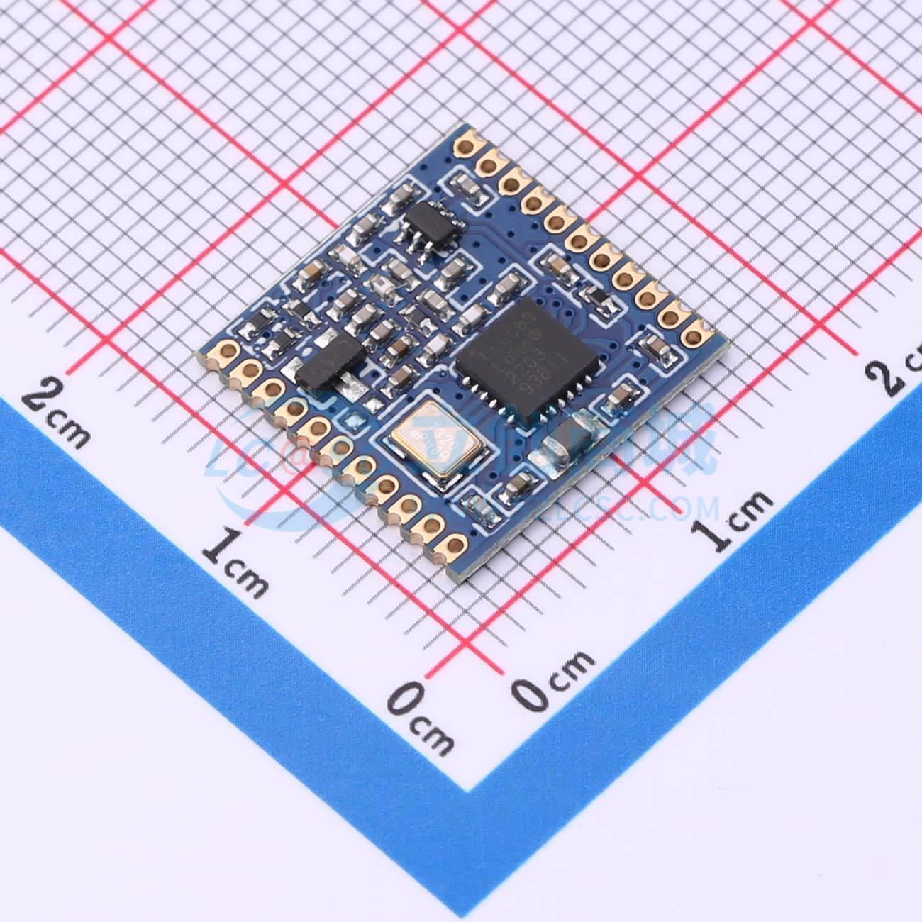Rf 433Mhz Module - 4개 LLCC68ZTR4-GC SMD 15x15mm 433MHz 22dBm