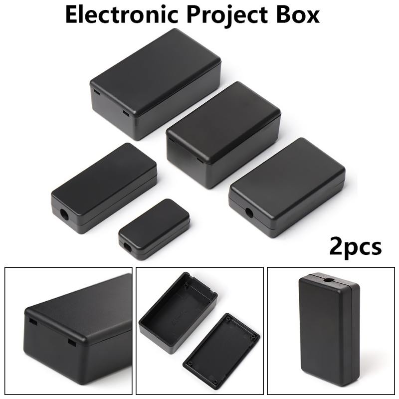 2PCS 새로운 고품질 플라스틱 방수 블랙 박스 DIY - Diy Electronics Projects 리뷰 및 가격