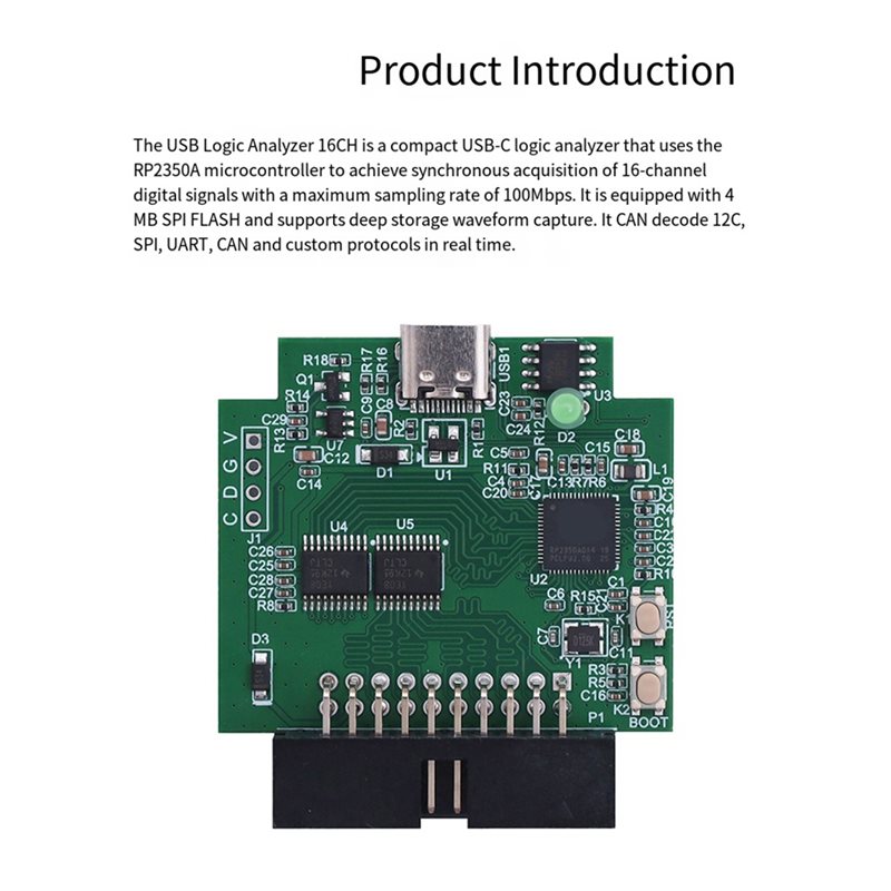 AAAF RP2350A 마이크로컨트롤러 16CH USB - Logic Analyzer Usb 리뷰 및 가격