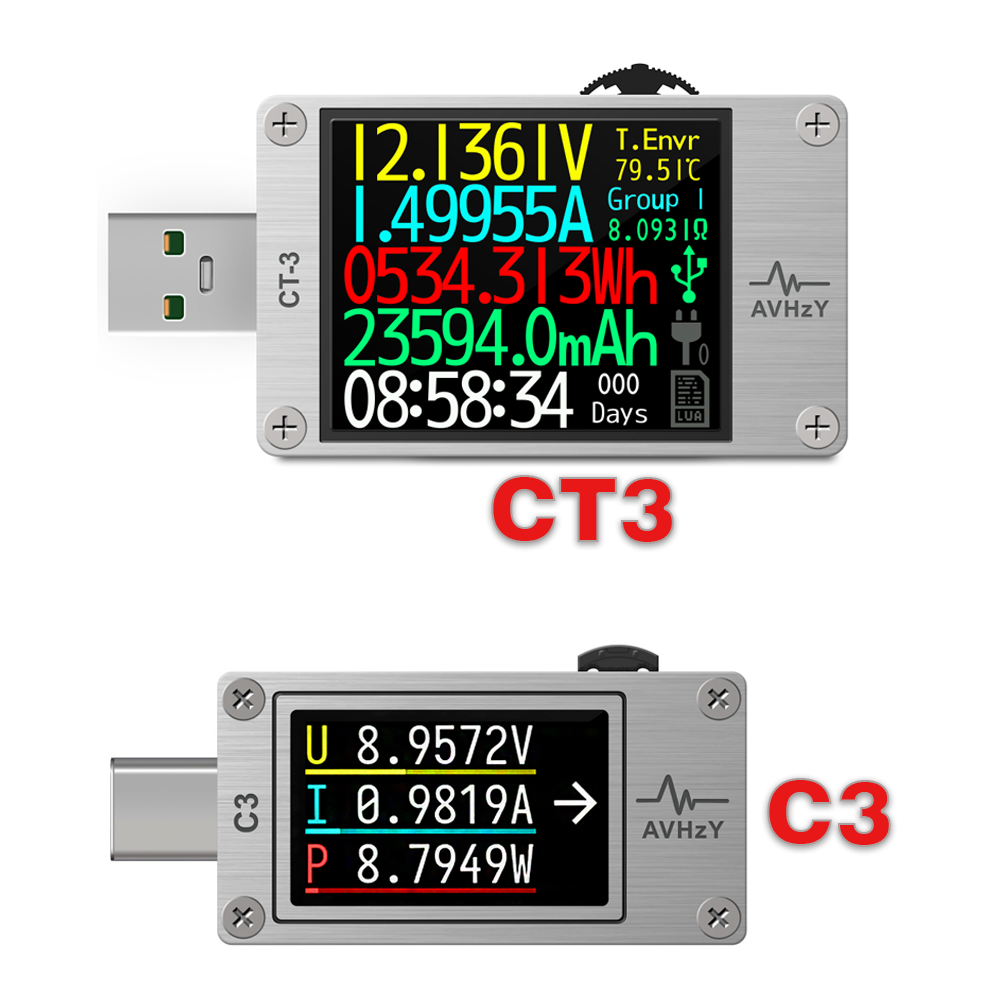 AVHzY USB 3.1 전력계 디지털 멀티미터 전류  - Logic Analyzer Usb 리뷰 및 가격