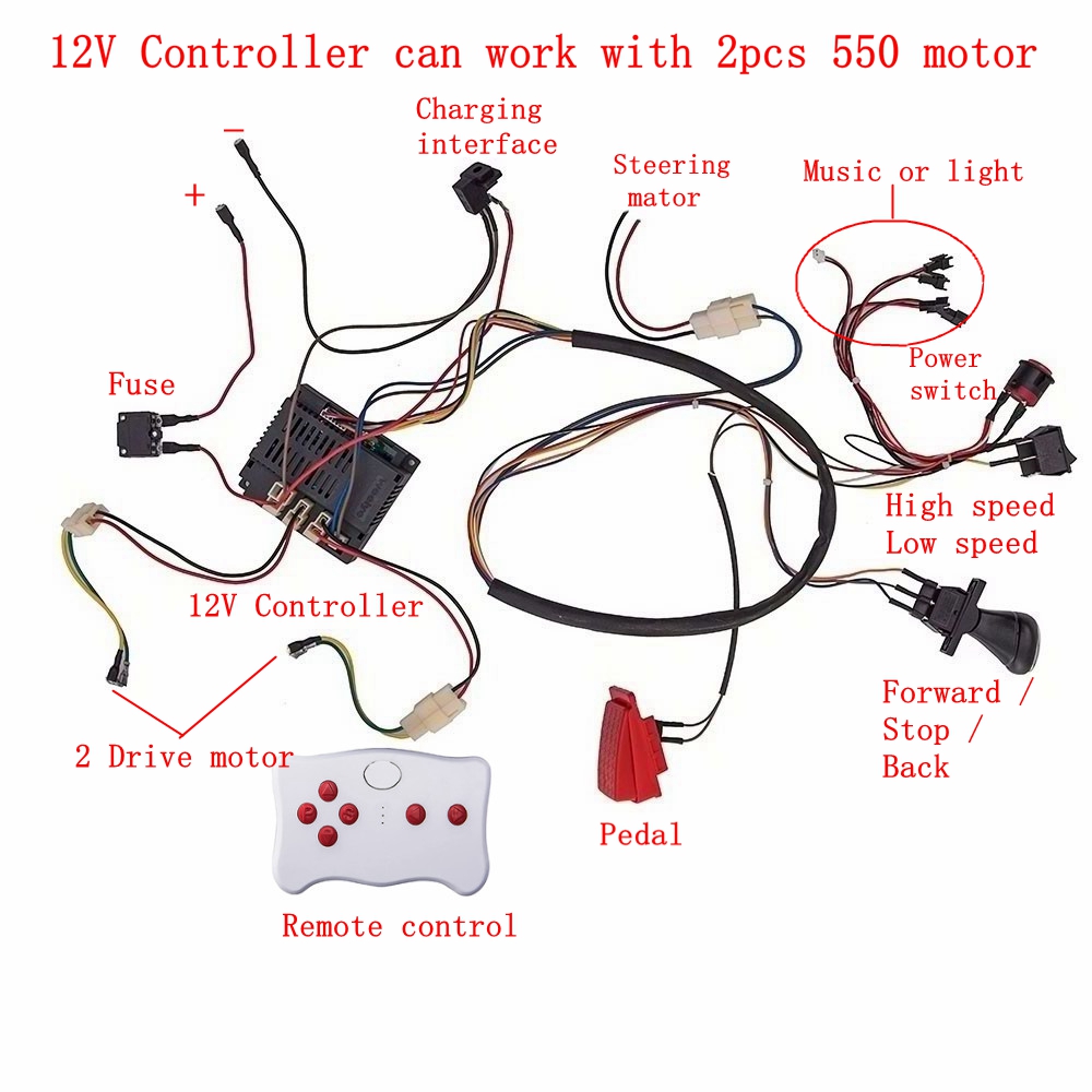 어린이 전기 자동차 DIY 개조 와이어 및 스위치 키트 - Diy Electronics Button 리뷰 및 가격