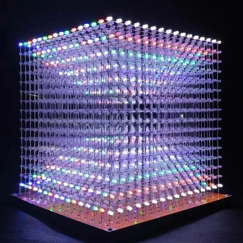 3 D16mini 라이트 큐브 키트 16x16x16 전 - Diy With Electronics 리뷰 및 가격