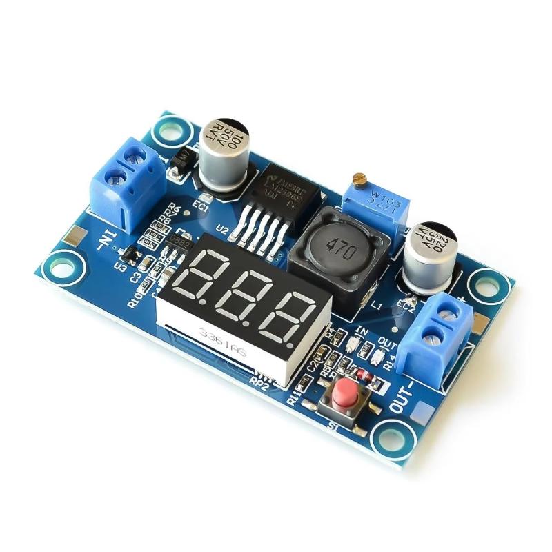 LM2596 전원 공급 모듈 디스플레이 포함 3A 2. - Diy With Electronics 리뷰 및 가격