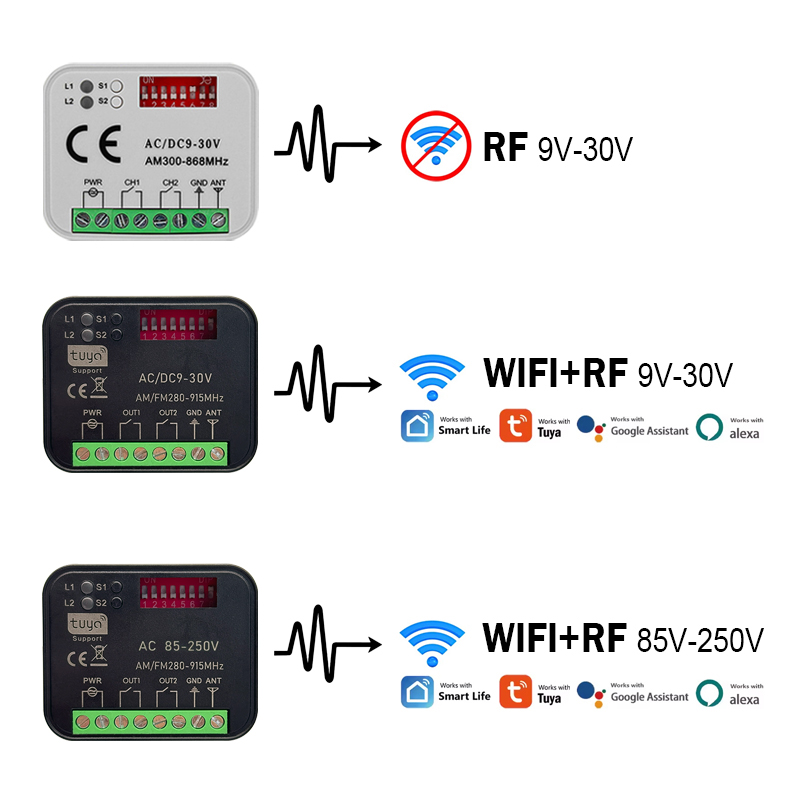 새로운 RX-MULTI 300 a 868MHz Tuya - Rf 433Mhz Module 리뷰 및 가격