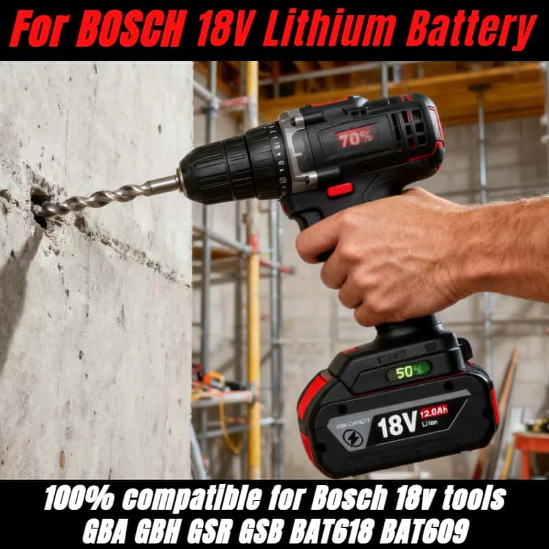 핫세일! 보쉬 18V 12.0Ah 리튬이온 배터리 -  - Bosch Drill Gsb 18V 리뷰 및 가격