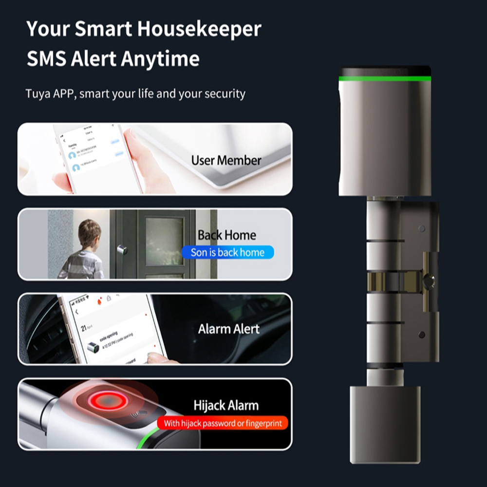 Zemismart BLE 스마트 전자 도어락, 투야 D - Diy Home Electronics 리뷰 및 가격