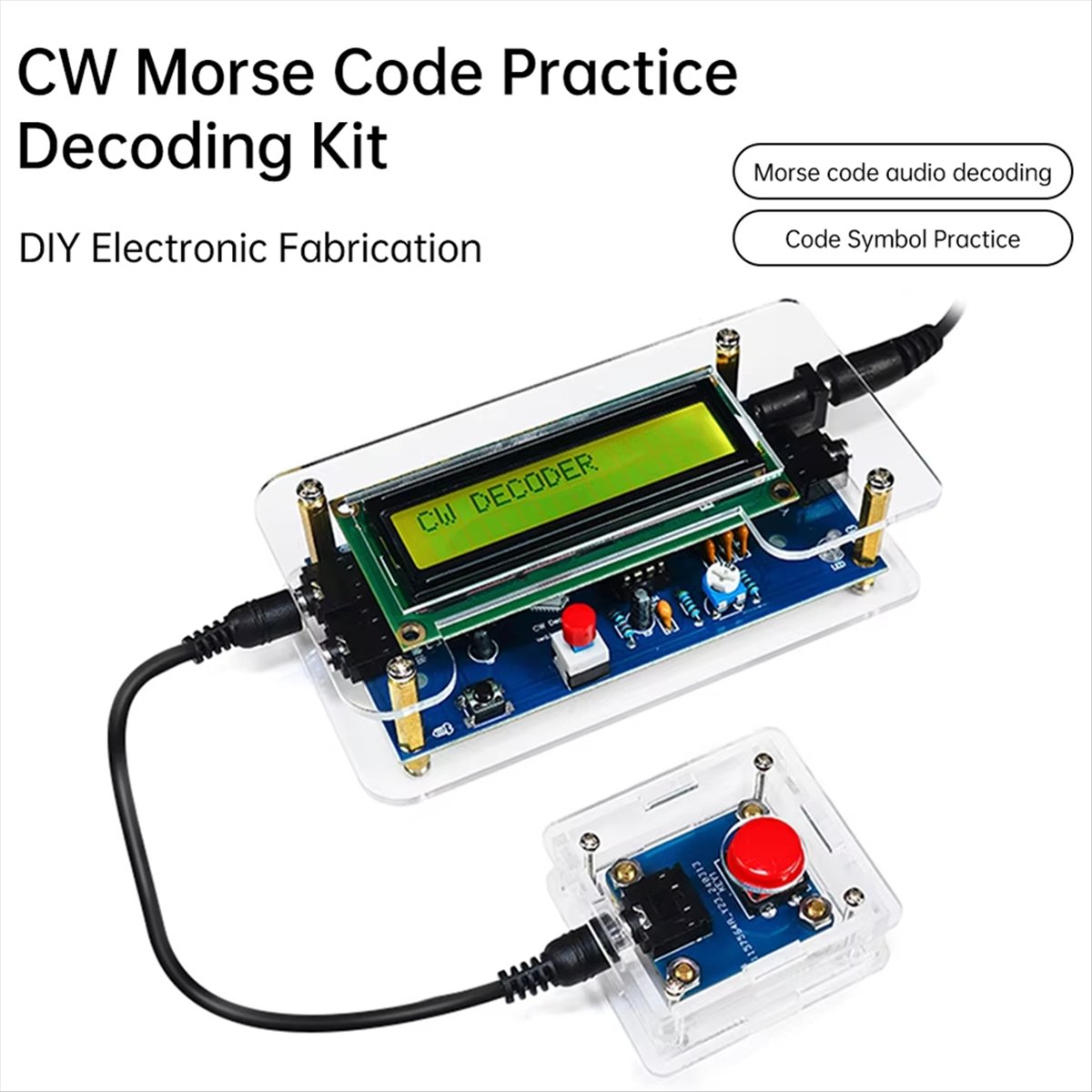HDL DC9V CW 모스 코드 디코더 회로 기판 용접 - Diy Electronics Audio 리뷰 및 가격