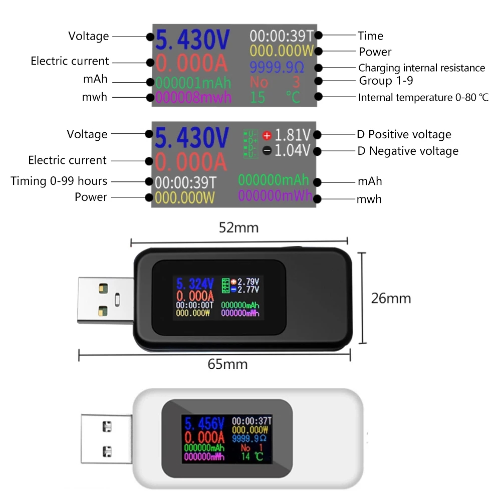 10 in 1 USB 테스터 DC 디지털 전압계 전류계 - Logic Analyzer Usb 리뷰 및 가격